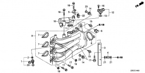 E-14   /  (E-14 Intake Manifold / Injector)