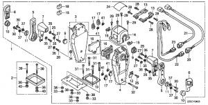 Fop-4-3   (,  , ) (Fop-4-3 Double Type Remote Control Top Mount (Left))