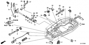 F-02   /   (F-02 Shift Shaft/ Cover Lock Lever)