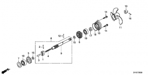 F-05    /   (F-05 Propeller Shaft / Propeller)