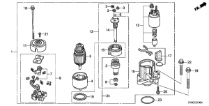 E-21   (E-21 Starter Motor)