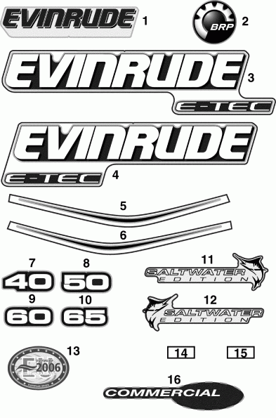   Evinrude E65WDRLSCS  - cals - cals