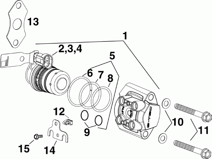    Evinrude E40DSLAGC  - fuel Injector /  