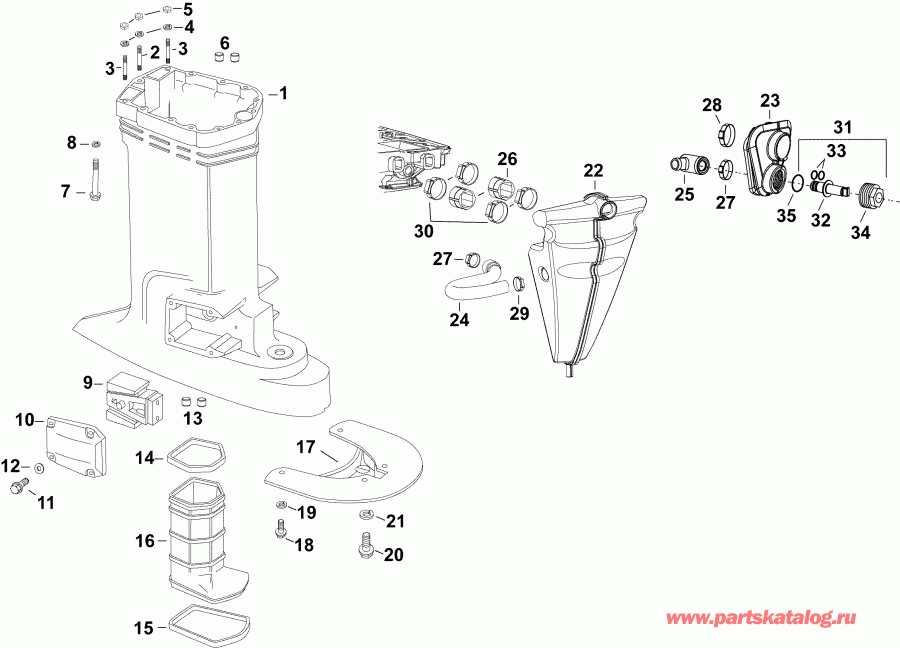 ��������� �������� ����� ������� DE225PXAAA  - ���������� ������� & Muffler
