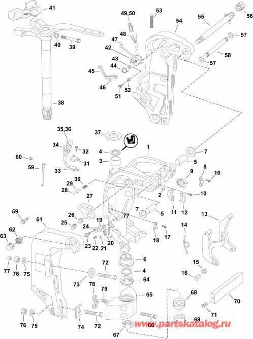 ��������� ������� E300DCXAAC  - ���������� ��������� - swivel Bracket