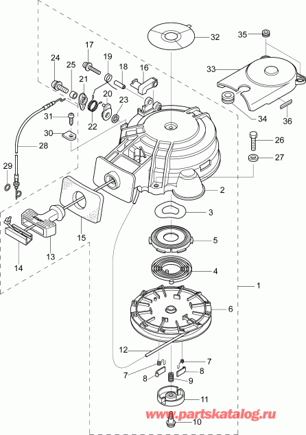    Evinrude B10EGL4ABB  -   - recoil Starter