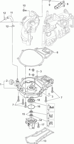  Evinrude B3RG4ABA  -   / oil Pan