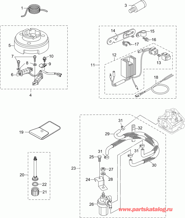   EVINRUDE B4RG4ABB  - accessories