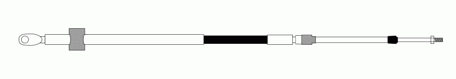    Evinrude E10PGL4ABA  -  s - Portable 4-stroke / sae / control Cables - Portable 4-stroke/sae