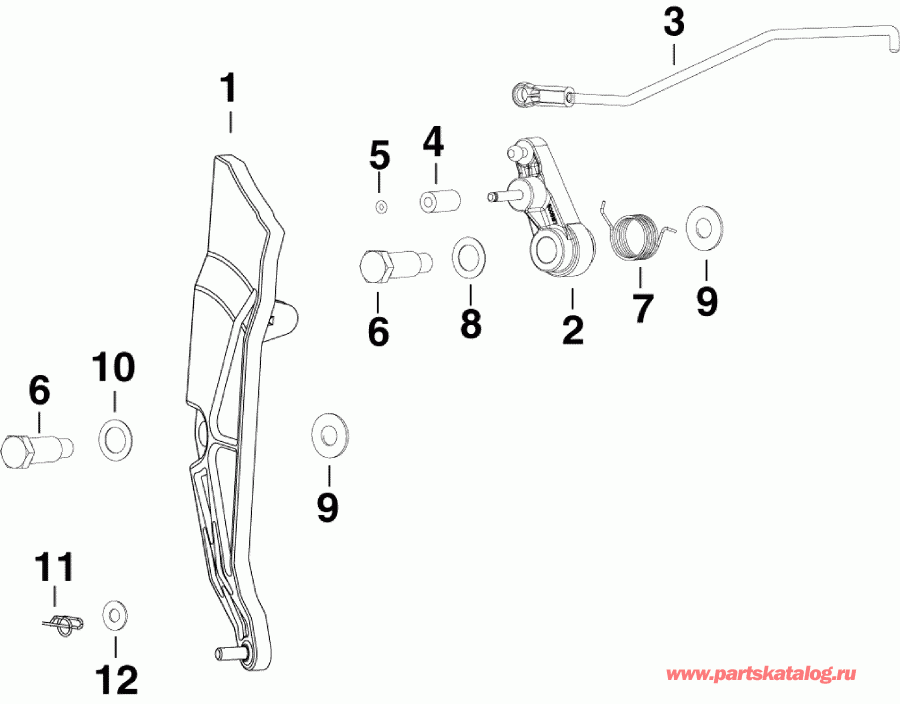  E150DBXABB  - throttle Linkage