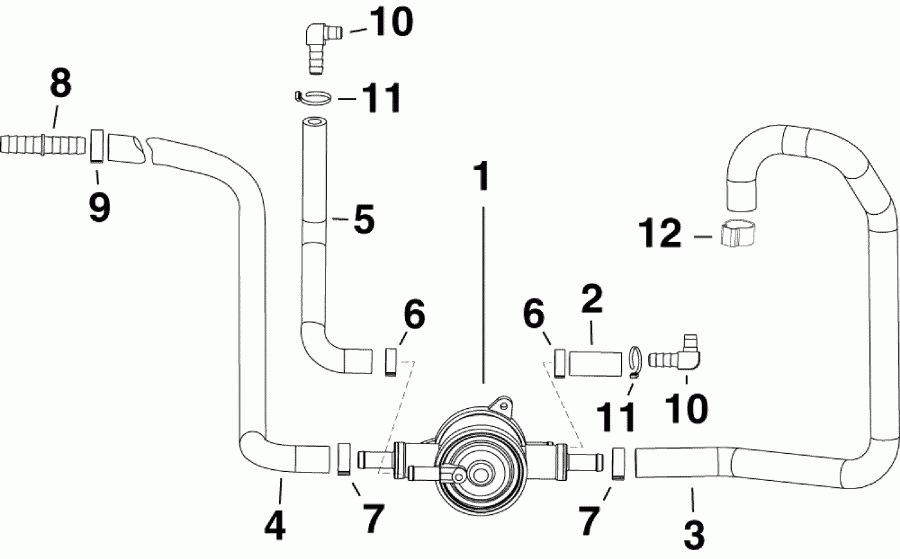  Evinrude E150DHLABB  -    / fuel Lift Pump
