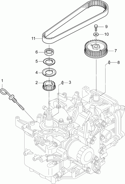    Evinrude E15PGL4ABB  -   & s / timing Belt & Pulleys