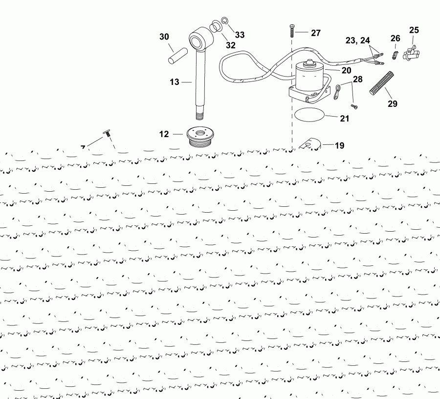 �������� ����� EVINRUDE E200DCXABF  - trim & Tilt Hydraulic Assembly - All V6 & 25 In. V4 Models - trim & Tilt Hydraulic Assembly - All V6 & 25 ���� V4 Models