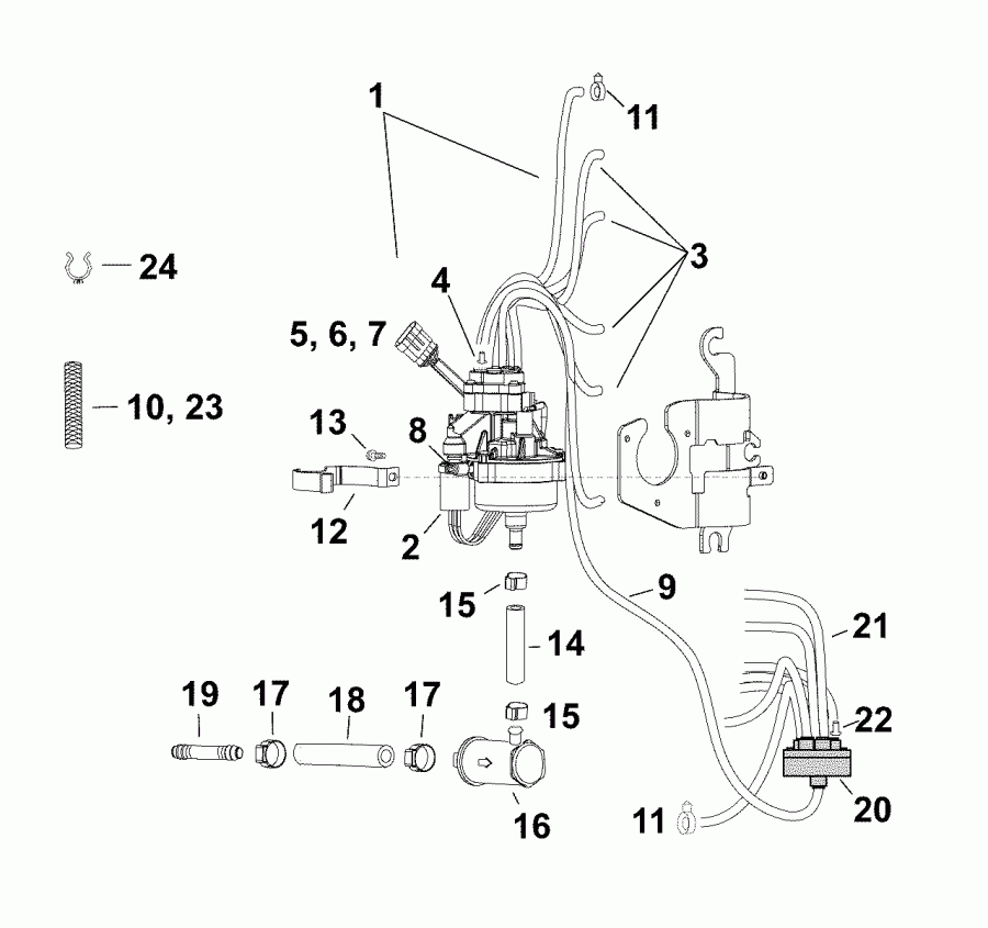 ��������� �������� ����� ������� E225DPXABA  - �������� ����� (3.3 L)