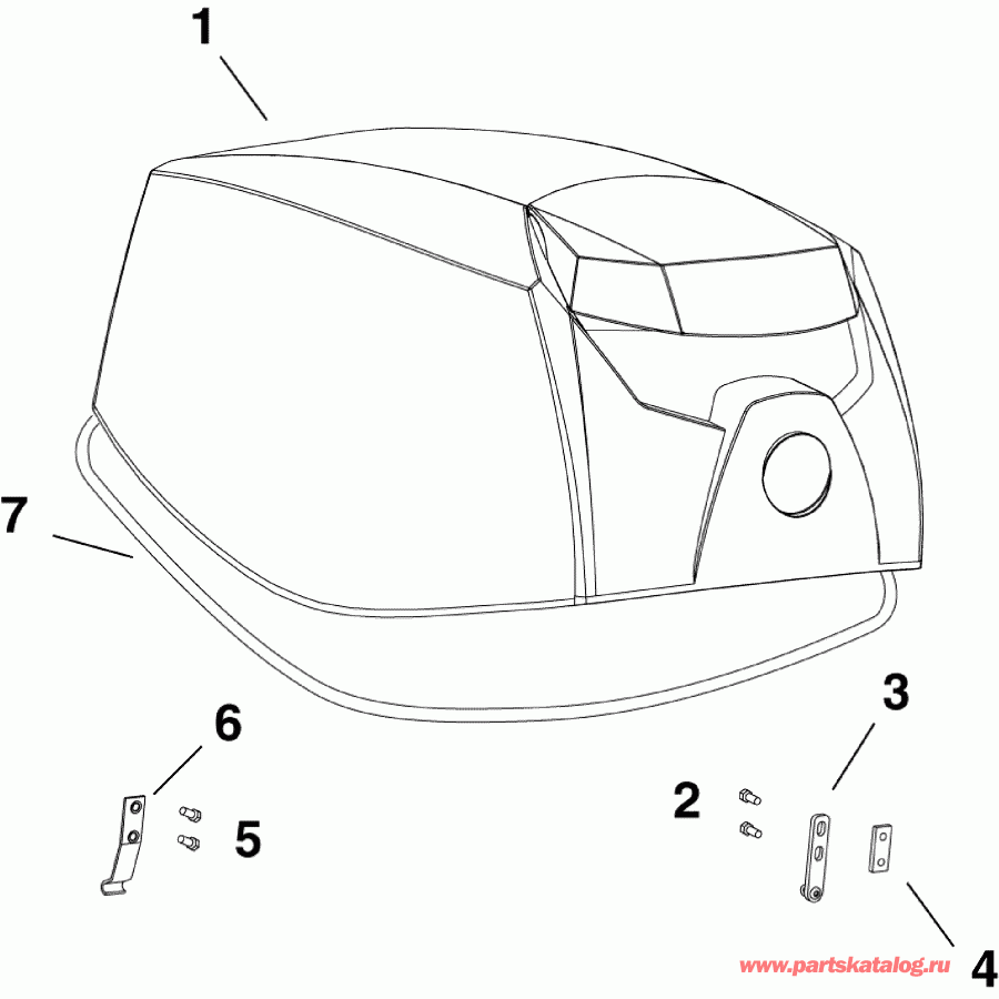  Evinrude E30DELABA  - engine Cover /   ()
