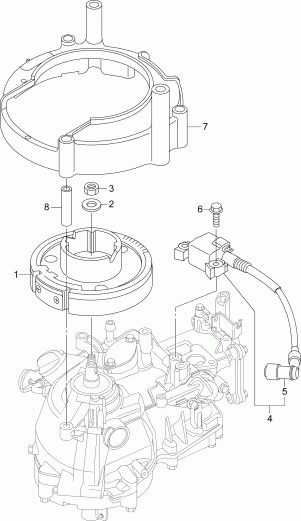  EVINRUDE E3RG4ABB  - ignition System