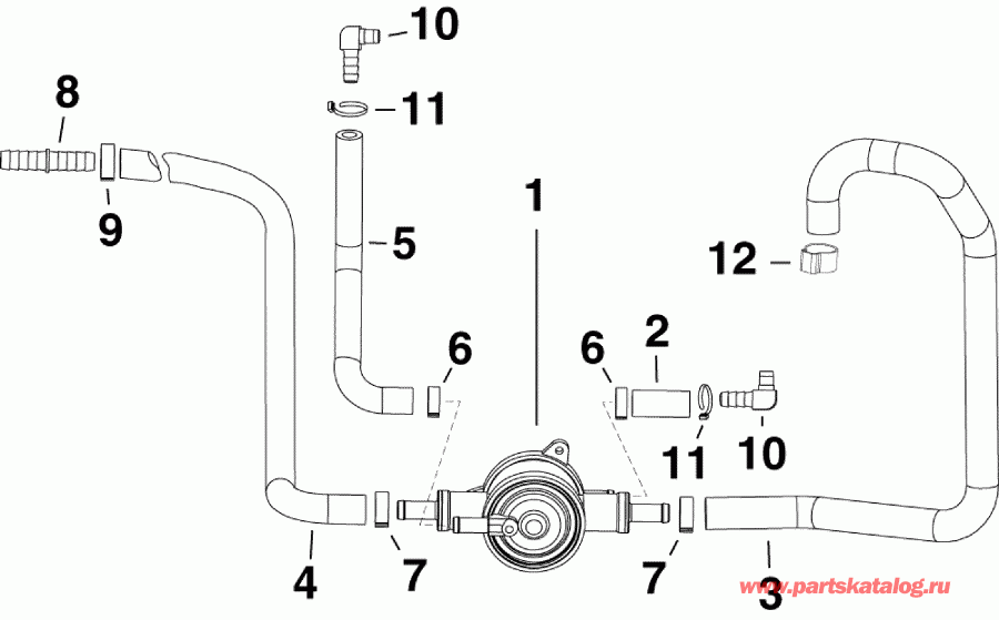  EVINRUDE E115DSLAFA  - fuel Lift Pump -   
