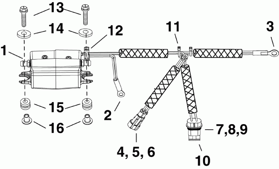  EVINRUDE E25DTSLAFB  - battery Charge Module