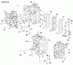 05-3_������� & ������ ��������� (05-3_cylinder & Crankcase)
