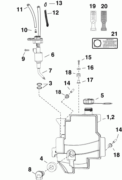  EVINRUDE E25DPSLIIH  - l Tank & �����