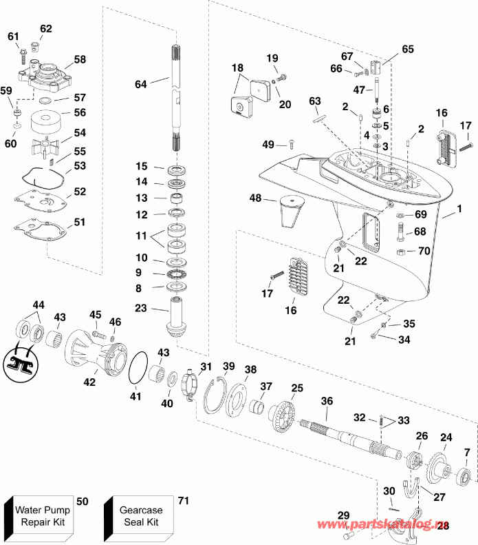 ����� EVINRUDE E25DRSIIH  - ype / ype