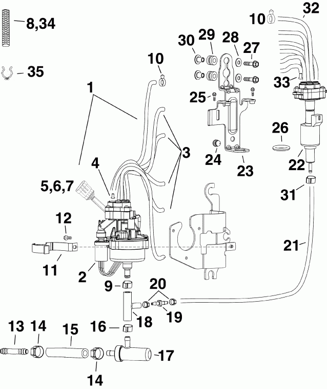 ����� EVINRUDE E300DCZIIA  - l ����� (3.4 L)