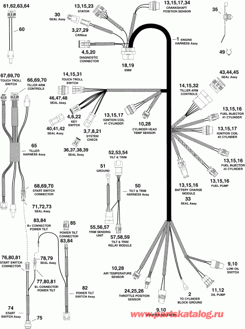 ��������� Evinrude E30DRIIG  - uffix