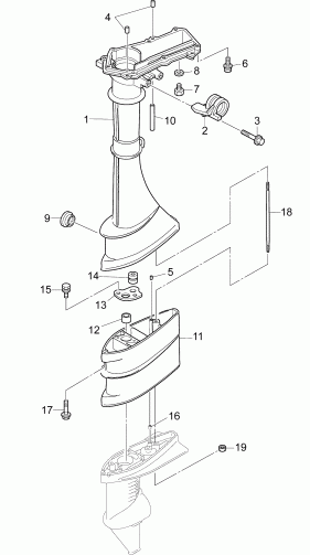 ����� Evinrude B3R4INS  - ������ ���� ��������