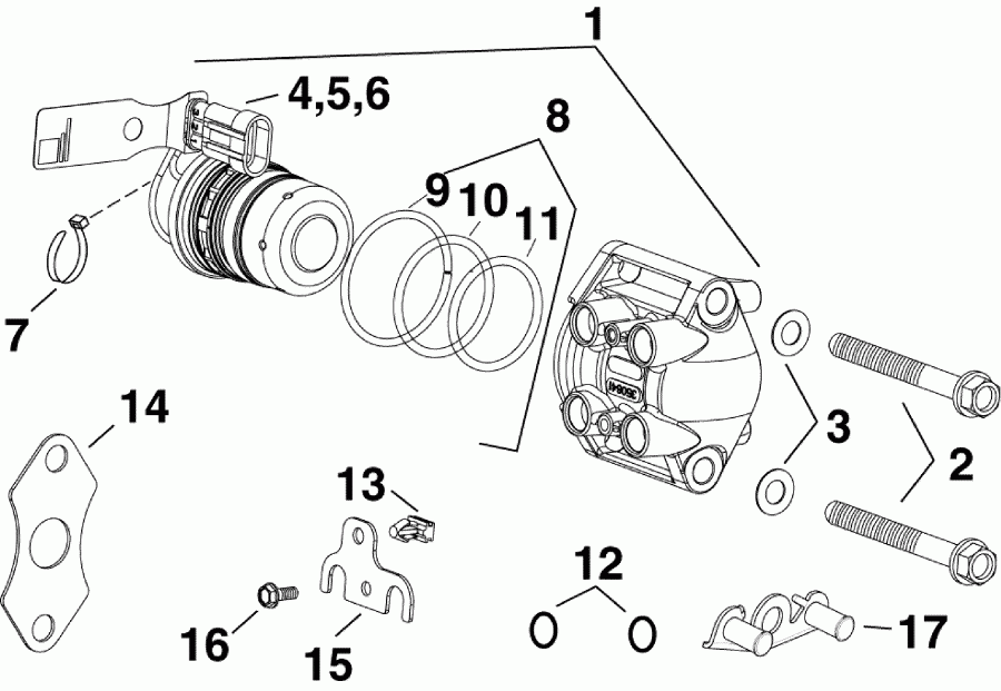 �������� ��������� ����� EVINRUDE DE150PXINS  - el ��������