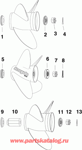 ��������� �������� ����� EVINRUDE E75DSLINM  - ype G / c - ype G/c