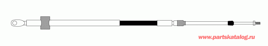  Evinrude B10PL4AAA  - control Cables - Portable 4-stroke/sae - ����������� ������s - Portable 4-stroke / sae