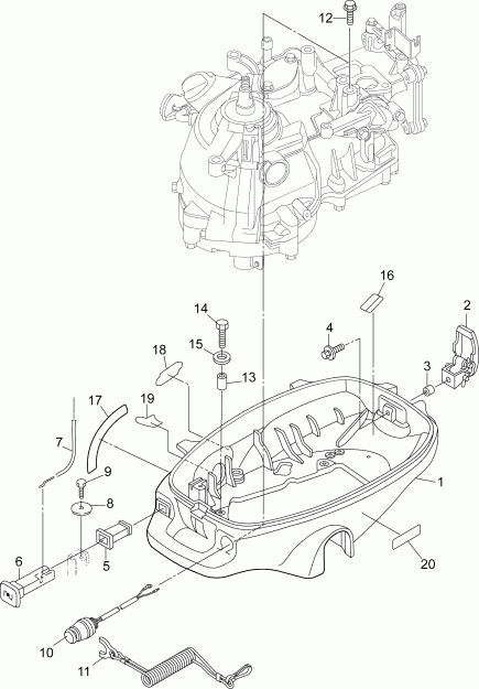 ����� ������� B3R4AAA  - lower Engine Cover