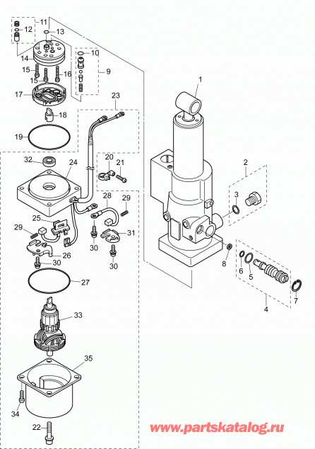 ��������� ����� ������� E15PL4AAB  - ���������� �������� Hydraulic Assembly