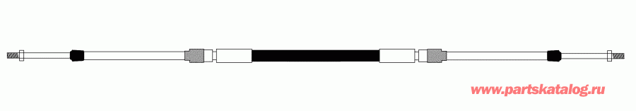 ��������� ��������� EVINRUDE E15R4AAB  - ����������� ������s - Universal - 3300 Type / control Cables - Universal - 3300 Type