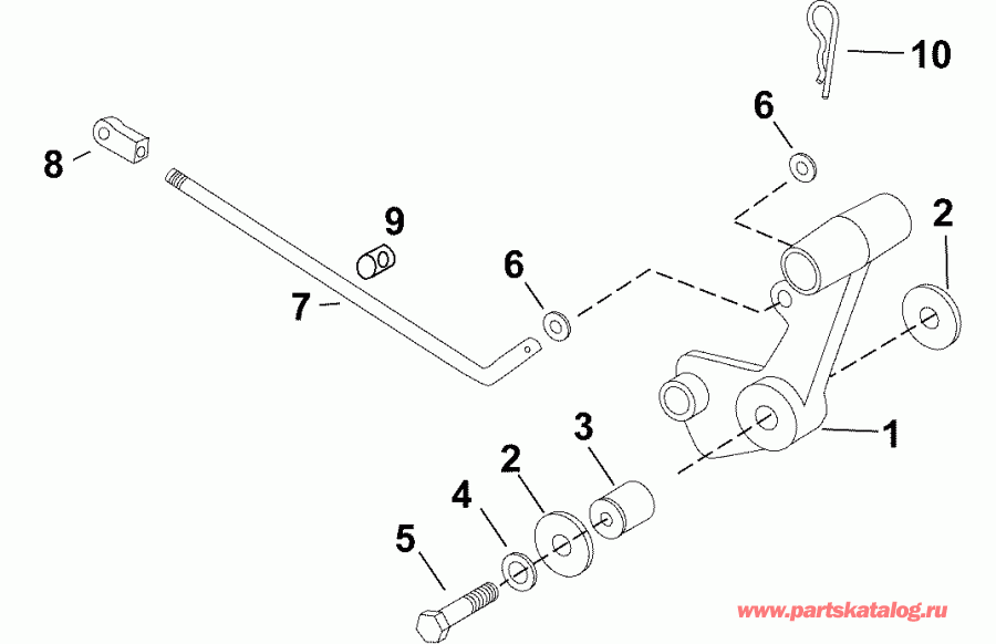 �������� ��������� ����� ������� E55MJRLAAA  - ����� ������������ - shift Lever