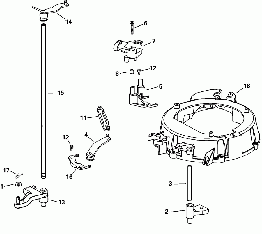  ������� E115FPLSSR FFI, Elec Start, TNT, 20 IN.   - rottle ��������� �������� - rottle Linkage