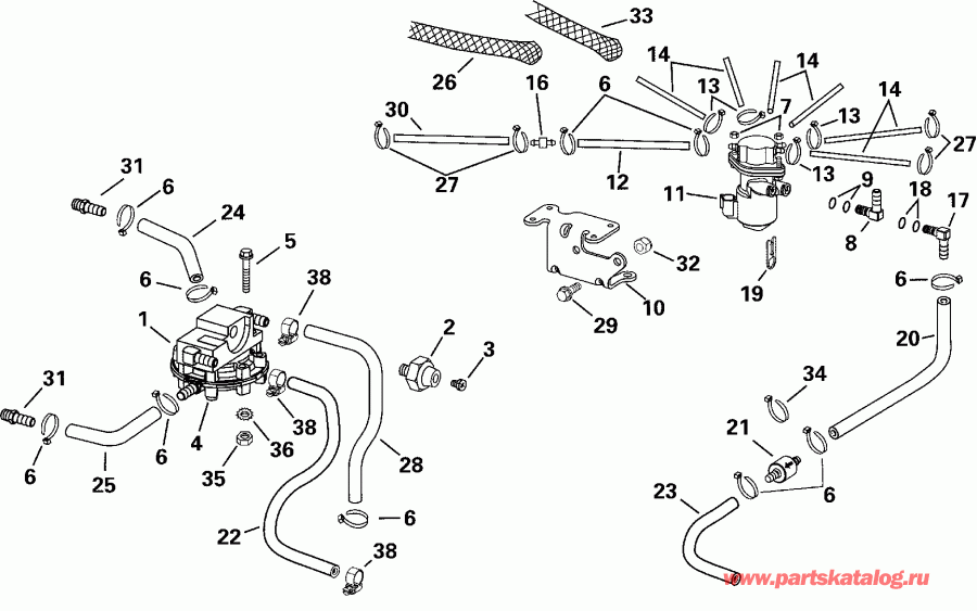��������� �������� ����� ������� E135FCXSSS FFI, Elec Start, TNT, 25 IN.   - l Components - l Components