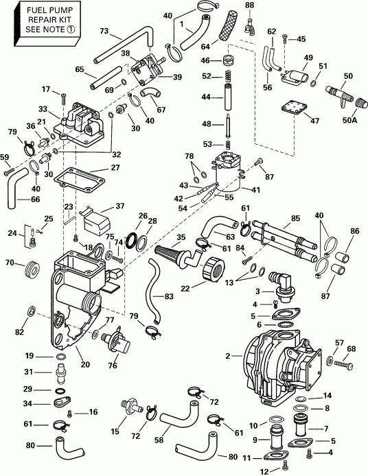 �������� ��������� ����� Evinrude E150WPLSSC Commercial, Elec Start, TNT,   - el Bracket & Components - el ��������� & Components