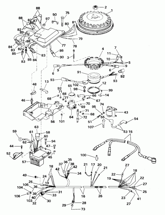 �������� ����� Evinrude E200WPXSSC Commercial, Elec Start, TNT,   - nition System / nition System