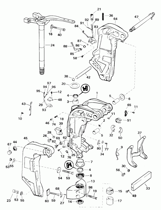 �������� ��������� ����� ������� E200WPXSSC Commercial, Elec Start, TNT,   - ern & ���������� ��������� - ern & Swivel Bracket