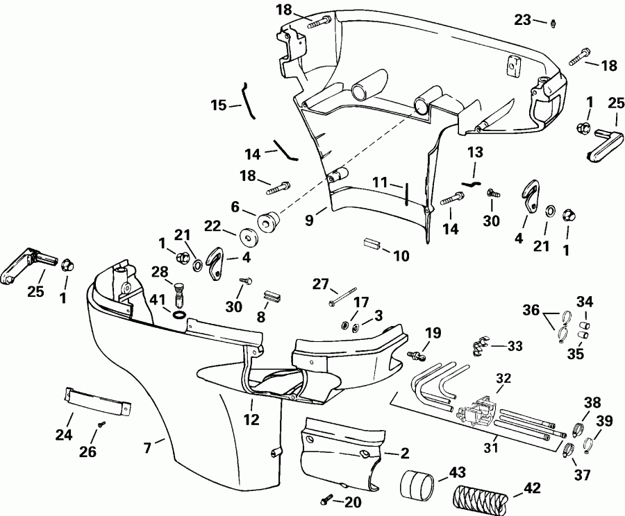 ��������� �������� ����� ������� RE115FLSSSH FFI, Elec Start, TNT, 20 IN.  - wer Engine Cover / wer ������ ��������� (�����)
