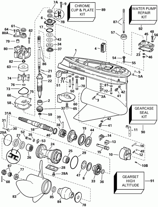 ��������� ������� RE150FSSM FFI, Elec Start, TNT, 20 IN. s  - �������� Rotation - Fpl, Fl Models - Standard Rotation - Fpl, Fl Models