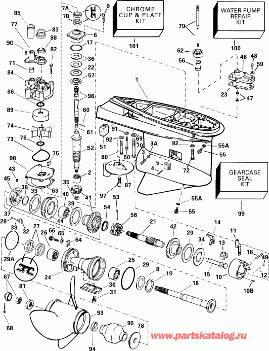 �������� ����� EVINRUDE RE150FXSSV FFI, Elec Start, TNT, 20 IN.   - Counter Rotation - Fcx, Fc Models / �������� �������� - Fcx, Fc Models
