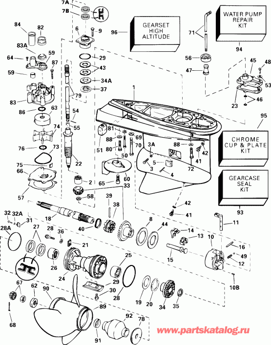 �������� ����� Evinrude RE175FXSSV FFI, Elec Start, TNT, 25 IN.   - Standard Rotation - Fsl, Fs, Fpx, Fx Models / �������� Rotation - Fsl, Fs, Fpx, Fx Models