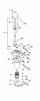 ��������� ��������� Evinrude RE225FCSSC FFI, Elec Start, TNT, 25 IN s  - arter Motor
