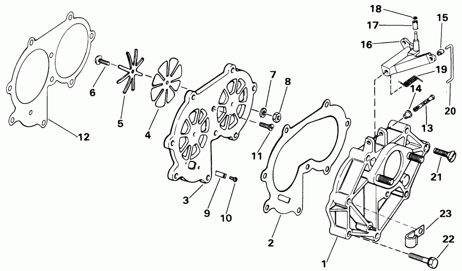  ������� BE30BASIA rope start, tiller, 15 in shaf  - take Manifold / take ���������