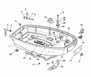 ������ ������ ��������� (Lower Engine Cover)