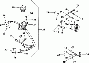 ���������������� ��������� ������� ��������� (Power Trim/tilt Electrical)