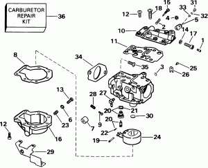 ���������� - 35 Hp (Carburetor - 35 Hp)