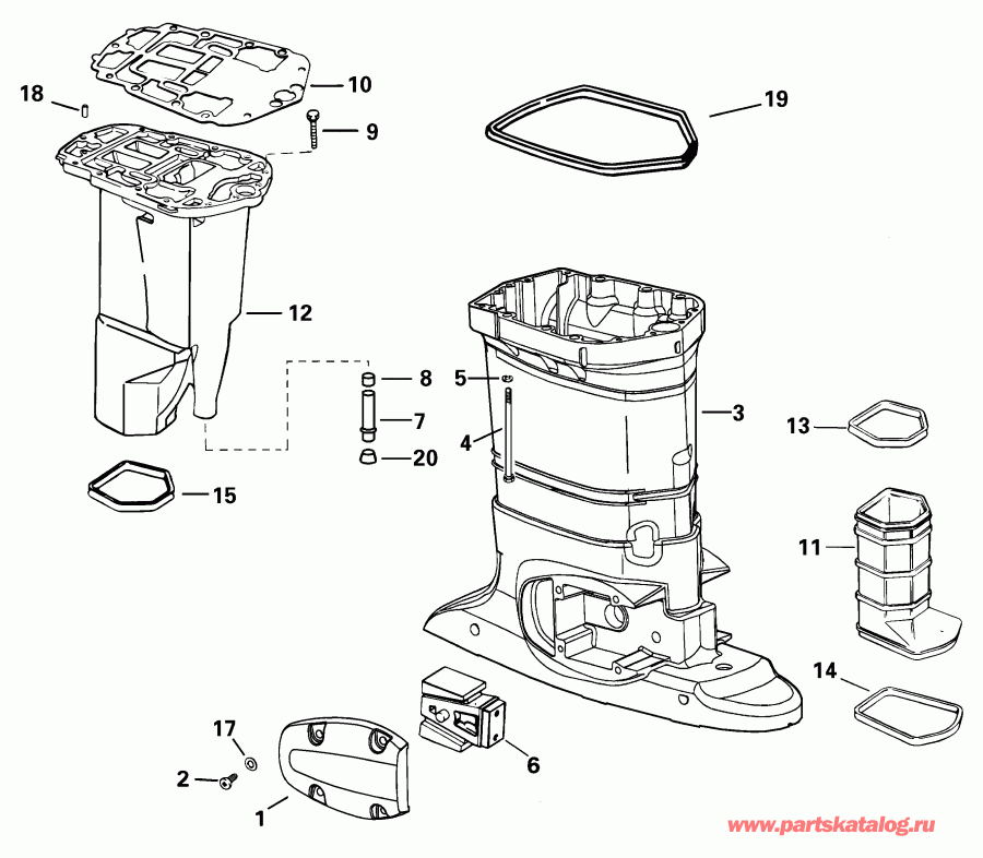 ��������� ����� ������� E100WPLSIF commercial, elec start, 20 in  - haust Housing / haust ������